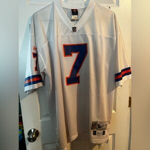 Elway White and Orange Men's Jersey —needs TLC